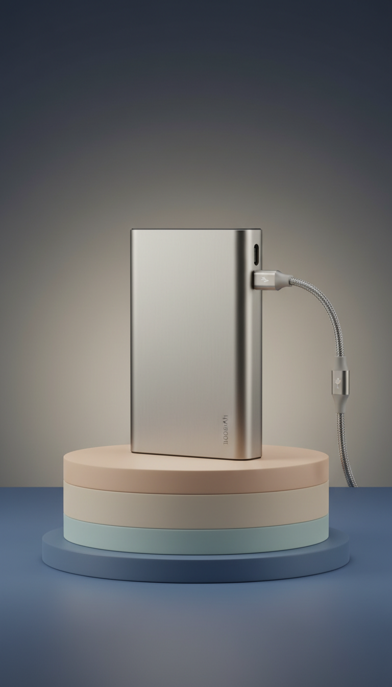 Aluminum Power Bank 10,000mAh